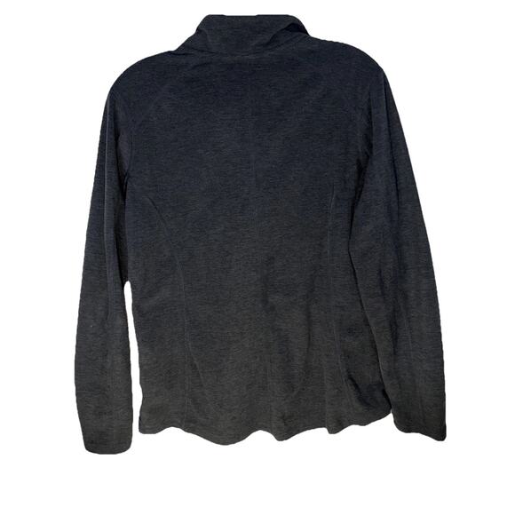 Starbucks Dark Gray Fleece Jacket Pullover Full Zip Womens Medium Pockets - Picture 5 of 9